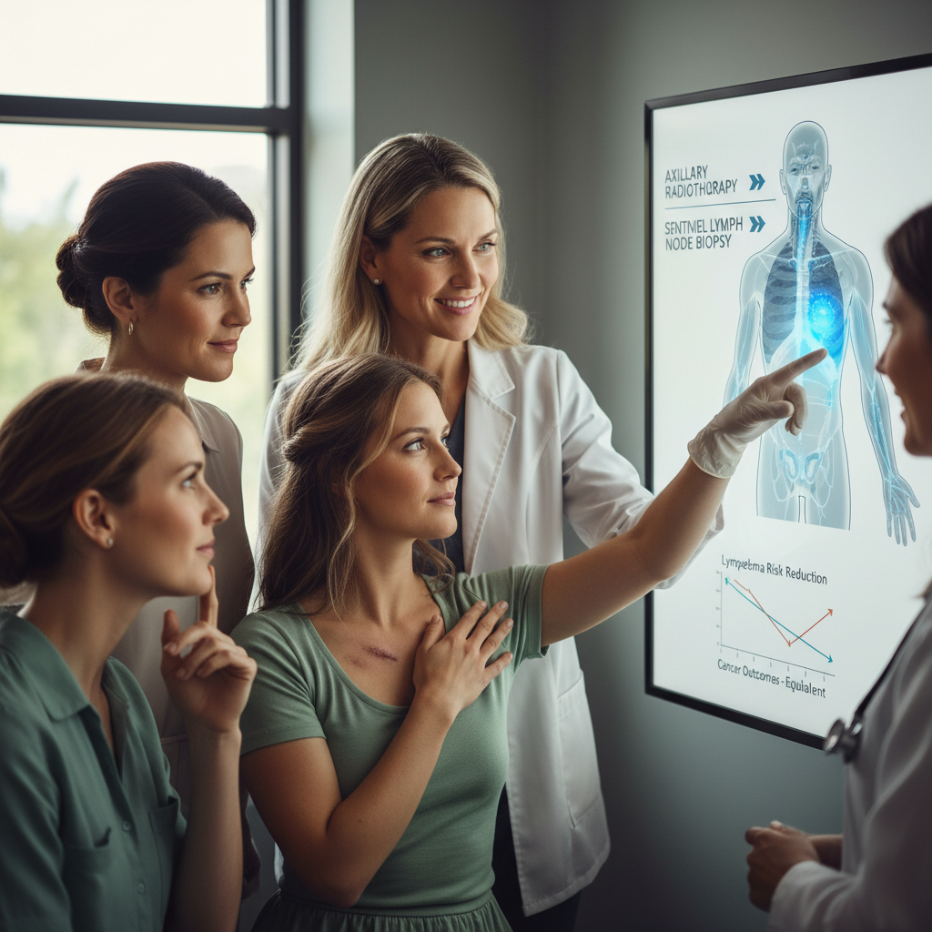 Menos cirurgia na axila pode reduzir risco de linfedema no câncer de mama sem comprometer o controle da doença