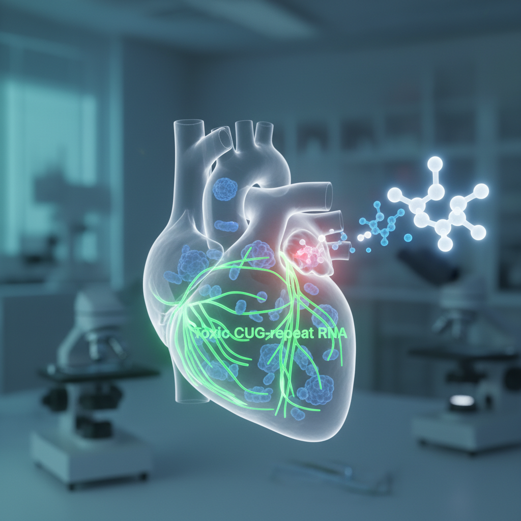 RNA tóxico pode ser a peça central da piora cardíaca na distrofia miotônica tipo 1 — e isso reforça um novo rumo para terapias