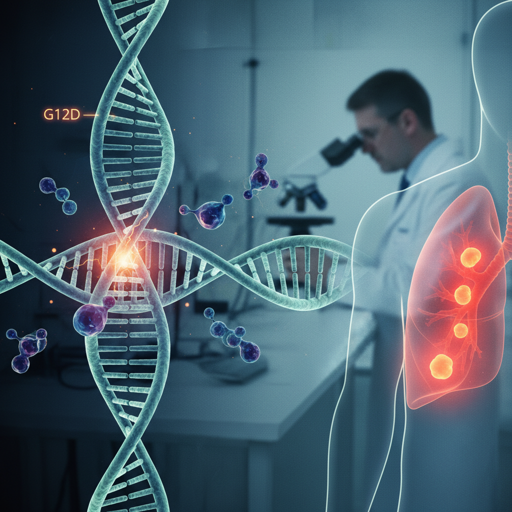 Alvo antes considerado ‘intocável’, KRAS G12D começa a ceder no câncer de pulmão — mas o avanço ainda está em fase inicial