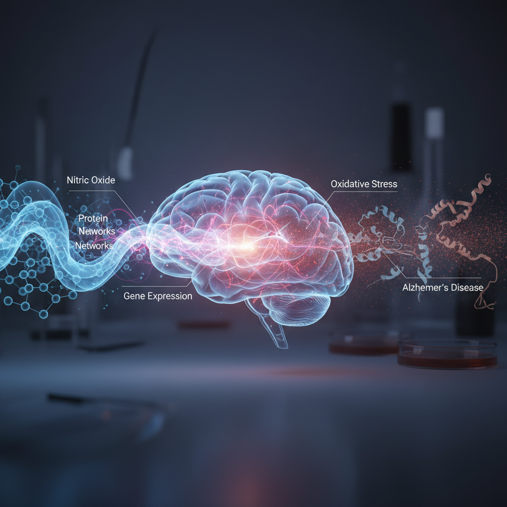 Óxido nítrico pode ajudar a explicar parte da biologia do Alzheimer, mas ainda como pista mecanística — não como resposta final